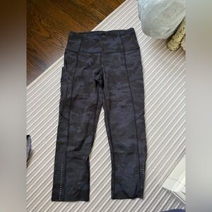 lululemon athletica Black Camo Leggings